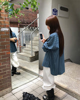 [ORIGINAL] アイン ストライプ オーバーサイズ シャツ