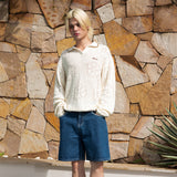 Vineca Stitch Denim Shorts