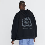 Into The Wild Snake Hoodie Zip Up Black