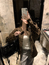 leopard print shirt jacket