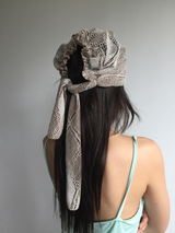 Node punched hair scarf (2color)