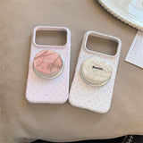 Luxury Stone Pattern Magnetic iPhone Case