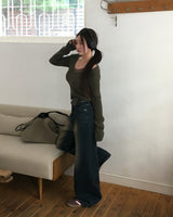 [BELLIDE MADE] Ocean Wide Denim Pants