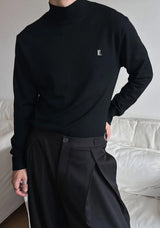 [Unisex]ストライプセミフレアパンツ