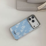 WINTER TOWN SILVER GLASS CASE 