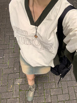 デューンズヨーロピアンナイロンVスウェットシャツ