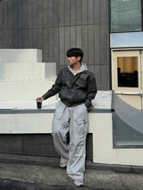 Rivet parasuit sweat pants