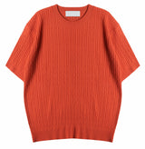 Scent Cool Cable Knit Round Sweater