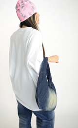 (UNISEX)ivory boxy T