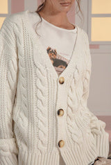 Baby boo cardigan - ivory  