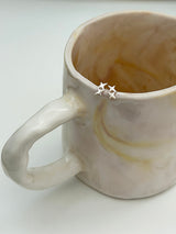 [925silver] Double spark earring
