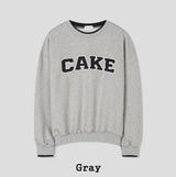 K Color Matching Layered Sweatshirt