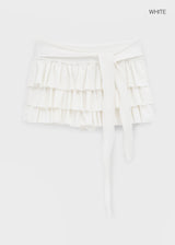 [MADE] Alotte Strap Tiered Skirt Pants