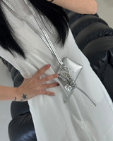 Heart key strap layered keyring
