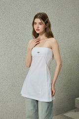KITTEN MINI DRESS / WHITE