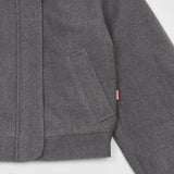 ツーウェイジップアップクロップブルゾン GRAY
