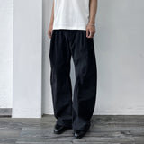 Curved Structure Wide Pants