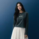 スリーブTシャツ グレー