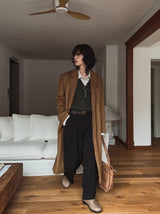Melbourne single maxi coat