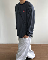バンドストライプロングスリーブ