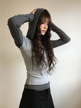 Serine shirring t-shirt (4color)