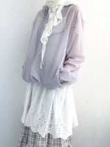 Light touch cropped hooded jacket