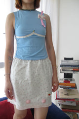Rose broken flower skirt
