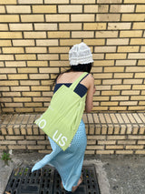 エコ ノーモアバッグ(lime_pink_blue_grey_navy)