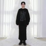 Pocket Maxi Skirt - BLACK