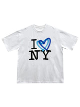 Love NY printing half sleeve 2C