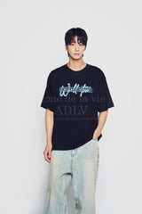 24FW レイヤーワールドツアーロゴショートスリーブTシャツブラック