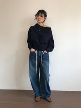 Airy Off-Shoulder Knit (3Colors)