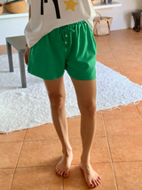 summer button shorts