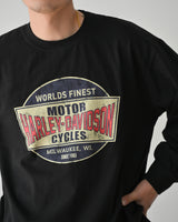 LOG ヘリーロングスリーブTシャツ