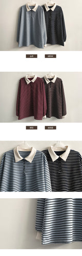 Moniel Colorful Danjara Collar Sweatshirt