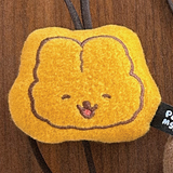 刺繍フェイス人形キーホルダー - 5種
