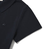 KIRSH プレーンスリムフィットピケTシャツ【ダークネイビー】