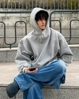 Chrono Button Hoodie (Gray)