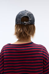 EEERRR Real tree camo pattern ball cap (Black)_1