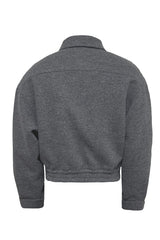 Wool Pocket Bomber Jacket