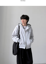 Rising Check Hood Zip-Up