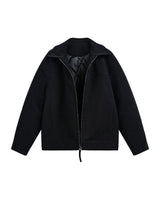 Luna suede padding jacket