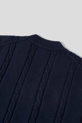 Croiffle v-neck knitwear