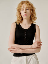 Botton sleeveless (Black)