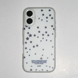 ROCK STAR NAVY 不透明ゼリースマホケース