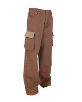 レイヤードカーゴパンツ (BROWN)