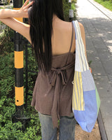 Selah heart neck button sleeveless mini dress
