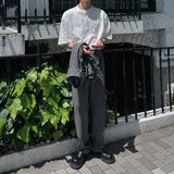 ASCLO ジャカード クロップ半袖 Tシャツ(3color)