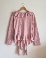 Winkle Frill Blouse T-Shirt (3colors)
