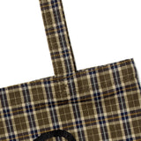 Small tote bag - Brown check
